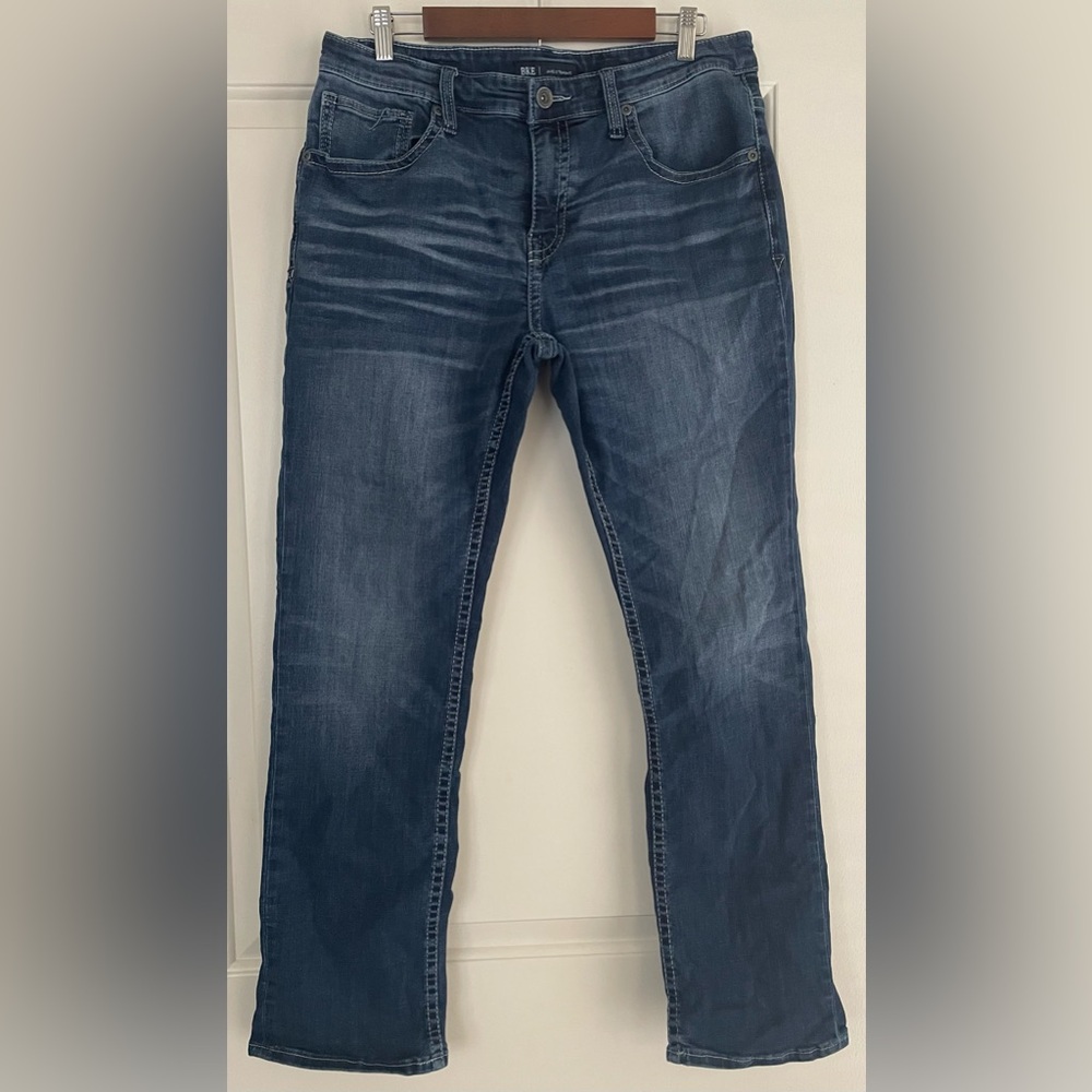 BKE Jake Straight Fit Dark Blue Men’s Jeans